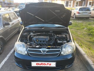 2003 Toyota Corolla Fielder IX (E120, E130), чёрный, 630000 рублей, вид 2