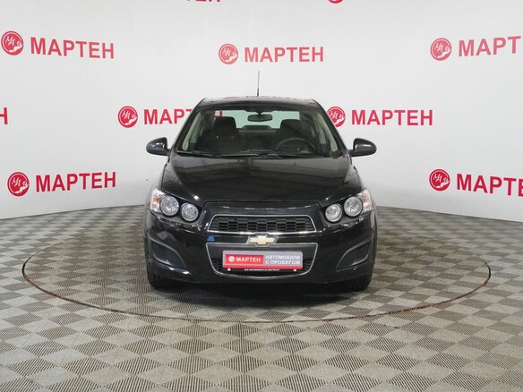 2012 Chevrolet Aveo II, чёрный, 420000 рублей - вид 2