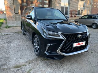 2020 Lexus LX 570 III Рестайлинг 2, чёрный, 8500000 рублей, вид 4