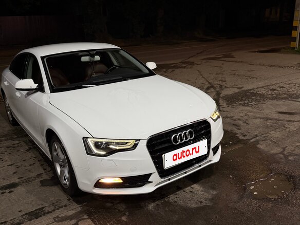 2012 Audi A5 I (8T) Рестайлинг, белый - вид 1