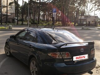2006 Mazda 6 I (GG) Рестайлинг, синий, 350000 рублей, вид 5