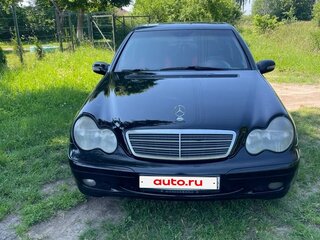 2000 Mercedes-Benz C-Класс 200 II (W203), чёрный, 600000 рублей, вид 2