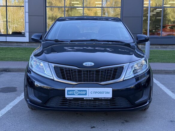 2012 Kia Rio III, чёрный - вид 1