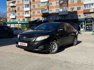 2007 Toyota Corolla X (E140, E150), чёрный, 630000 рублей, вид 1