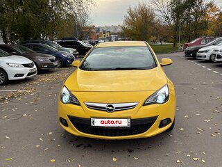 2012 Opel Astra GTC J Рестайлинг, жёлтый, 550000 рублей, вид 3