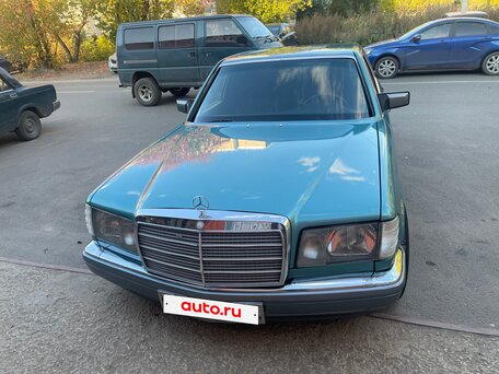 1988 Mercedes-Benz S-Класс 420 II (W126) Рестайлинг, зелёный, 2250000 рублей, вид 1