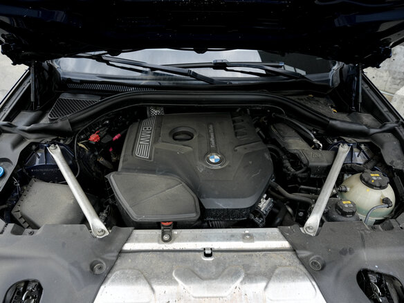 2018 BMW X3 20i xDrive III (G01), синий, 3730000 рублей - вид 12