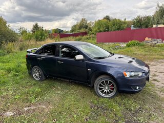 2008 Mitsubishi Lancer X, синий, 620000 рублей, вид 4