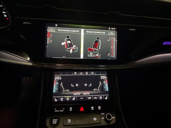 2020 Audi Q7 45 TDI II (4M) Рестайлинг, чёрный, 6490000 рублей - вид 30