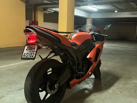 2007 Kawasaki ZX-6R Ninja, оранжевый, 400000 рублей, вид 1