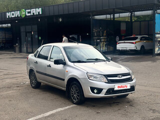 2013 Lada (ВАЗ) Granta I, серебристый, 299000 рублей, вид 3