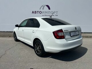 2017 Skoda Rapid I Рестайлинг, белый, 970000 рублей, вид 4
