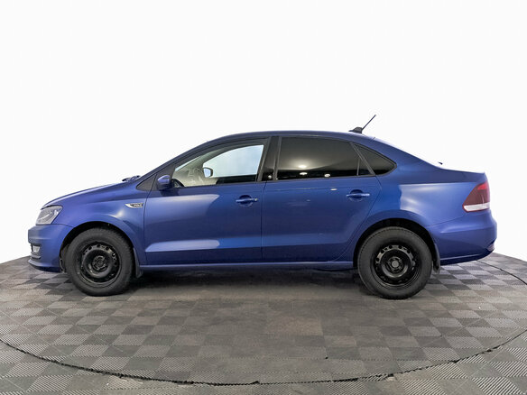 2019 Volkswagen Polo V Рестайлинг, синий, 1195000 рублей - вид 7