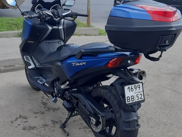 2018 Yamaha TMAX, синий - вид 2
