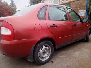 2006 Lada (ВАЗ) Kalina I, красный, 250000 рублей, вид 2