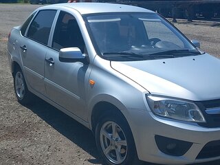 2013 Lada (ВАЗ) Granta I, серебристый, 370000 рублей, вид 4