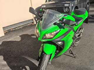 2013 Kawasaki Ninja 300, зелёный, 400000 рублей, вид 4