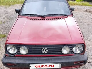 1991 Volkswagen Golf KAT II, красный, 110000 рублей, вид 1