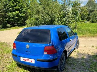 1999 Volkswagen Golf IV, синий, 200000 рублей, вид 4