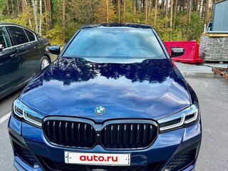 2020 BMW 5 серии 530d xDrive VII (G30/G31/G38) Рестайлинг, синий, 5900000 рублей, вид 3