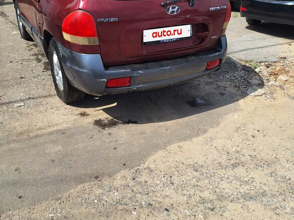 2005 Hyundai Santa Fe I, пурпурный - вид 5