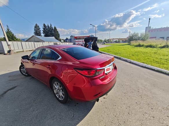 2015 Mazda 6 III (GJ) Рестайлинг, красный, 1450000 рублей - вид 13