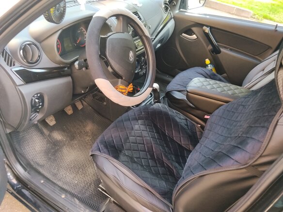 2014 Lada (ВАЗ) Kalina II, чёрный, 320000 рублей - вид 14