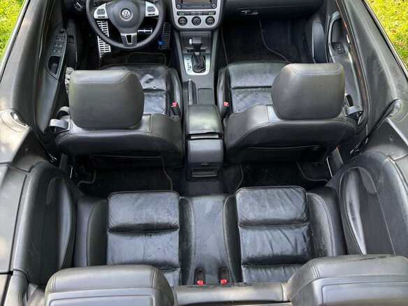 2007 Volkswagen Eos I, синий, 1100000 рублей - вид 14