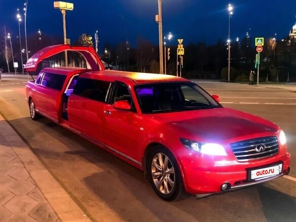 2007 Infiniti FX35 I (S50) Рестайлинг, красный, 4500000 рублей - вид 14