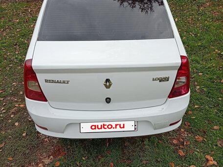 2012 Renault Logan I Рестайлинг, белый, вид 4