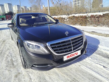 2016 Mercedes-Benz Maybach S-Класс 500 I (X222), чёрный, 5200000 рублей, вид 4