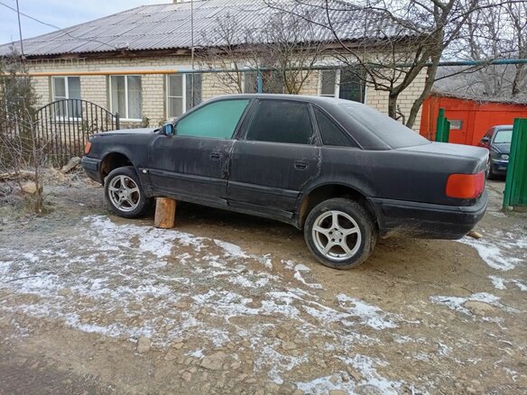 1991 Audi 100 IV (C4), чёрный, 75000 рублей - вид 2