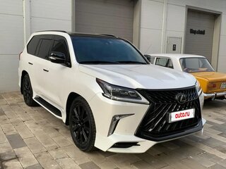 2018 Lexus LX 570 III Рестайлинг 2, белый, 9500000 рублей, вид 2
