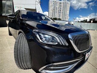 2017 Mercedes-Benz Maybach S-Класс 450 I (X222) Рестайлинг, чёрный, 6990000 рублей, вид 3