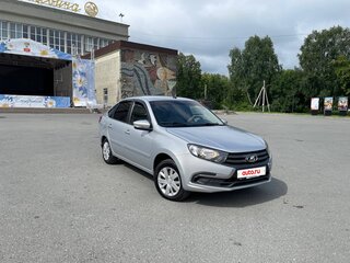 2018 Lada (ВАЗ) Granta I Рестайлинг, серебристый, 660000 рублей, вид 4