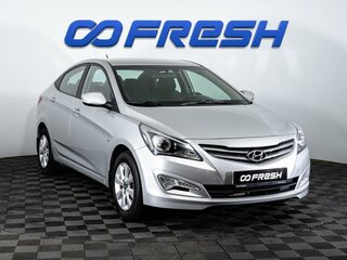 2016 Hyundai Solaris I Рестайлинг, серебристый, 1175000 рублей, вид 1