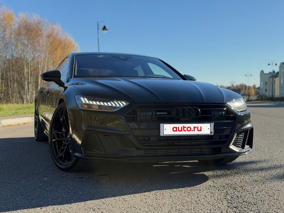 2021 Audi A7 55 TFSI II (4K), чёрный, 6150000 рублей - вид 14