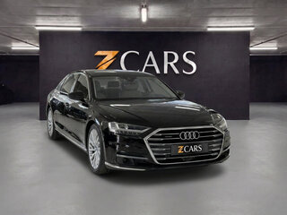2018 Audi A8 Long 55 TFSI IV (D5), чёрный, 5600000 рублей, вид 1