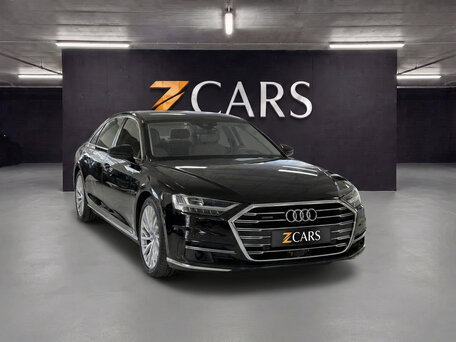 2018 Audi A8 Long 55 TFSI IV (D5), чёрный, 5600000 рублей, вид 1