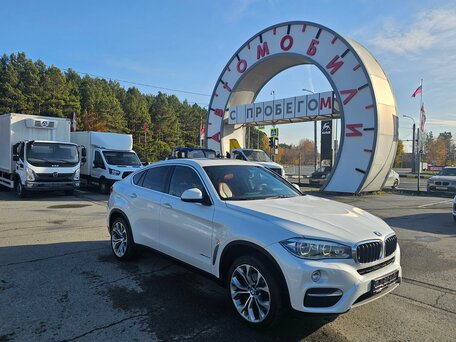 2014 BMW X6 30d II (F16), белый, 3499995 рублей, вид 1