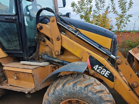 2011 Caterpillar 428, жёлтый, 4300000 рублей - вид 11
