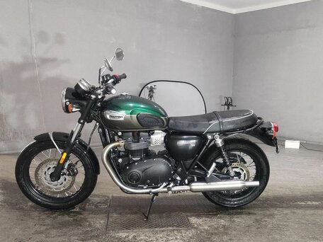 2025 Triumph Bonneville T100, зелёный, 1280000 рублей, вид 2