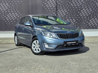 2013 Kia Rio 5-speed III, голубой, 860000 рублей, вид 3
