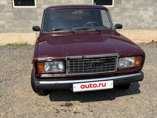 2007 Lada (ВАЗ) 2107, красный, 100000 рублей, вид 2