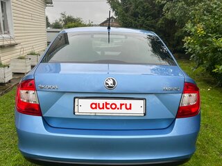 2014 Skoda Rapid I, синий, 850000 рублей, вид 3
