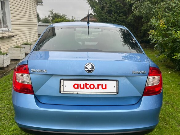 2014 Skoda Rapid I, синий - вид 2