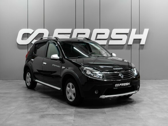 2012 Renault Sandero Stepway I, чёрный, 650000 рублей