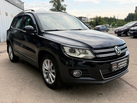 2011 Volkswagen Tiguan I Рестайлинг, чёрный, 1280000 рублей, вид 4