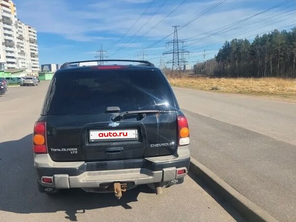 2009 Chevrolet TrailBlazer I Рестайлинг, чёрный, 550000 рублей - вид 2