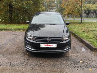 2016 Volkswagen Polo V Рестайлинг, чёрный, 750000 рублей, вид 2